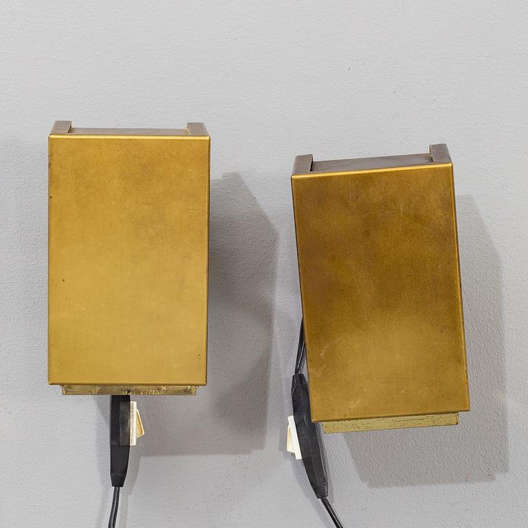 A pair of wall lamps "Elidus Kuben", second half of the 20th century.