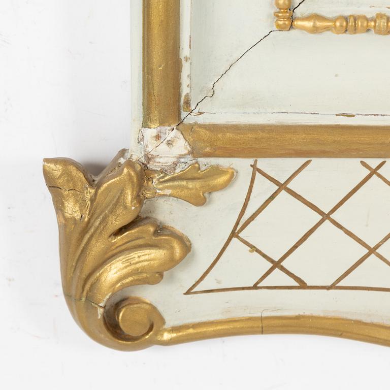A neo rococo mirror, second half of the 19th century.