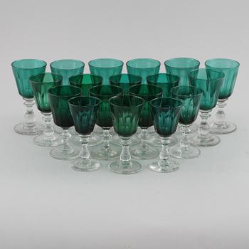 STAKVINSGLAS, 18 st, omkring år 1900.