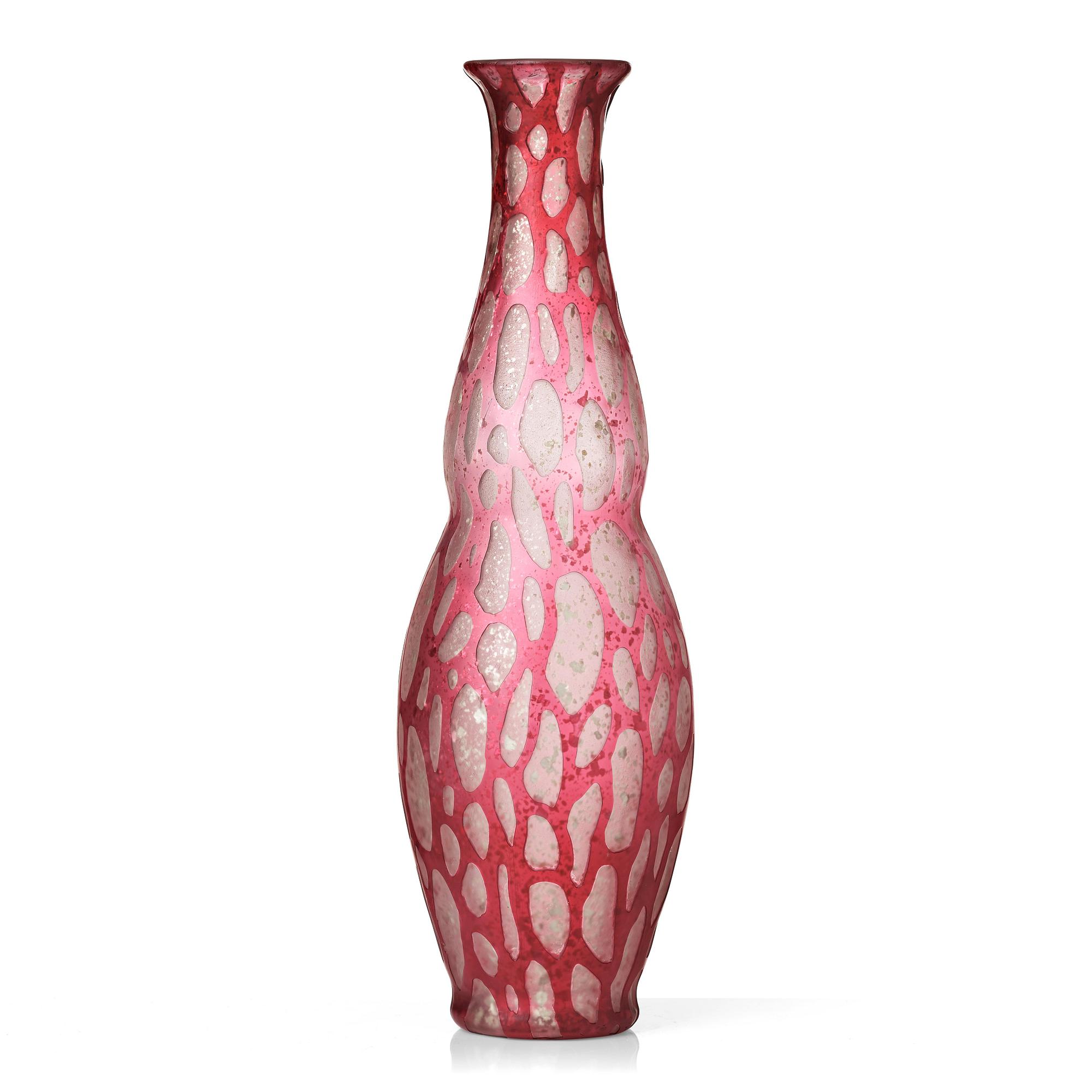 Gunnar Wennerberg, an Art Nouveau cameo glass vase, Kosta 1900-1902.