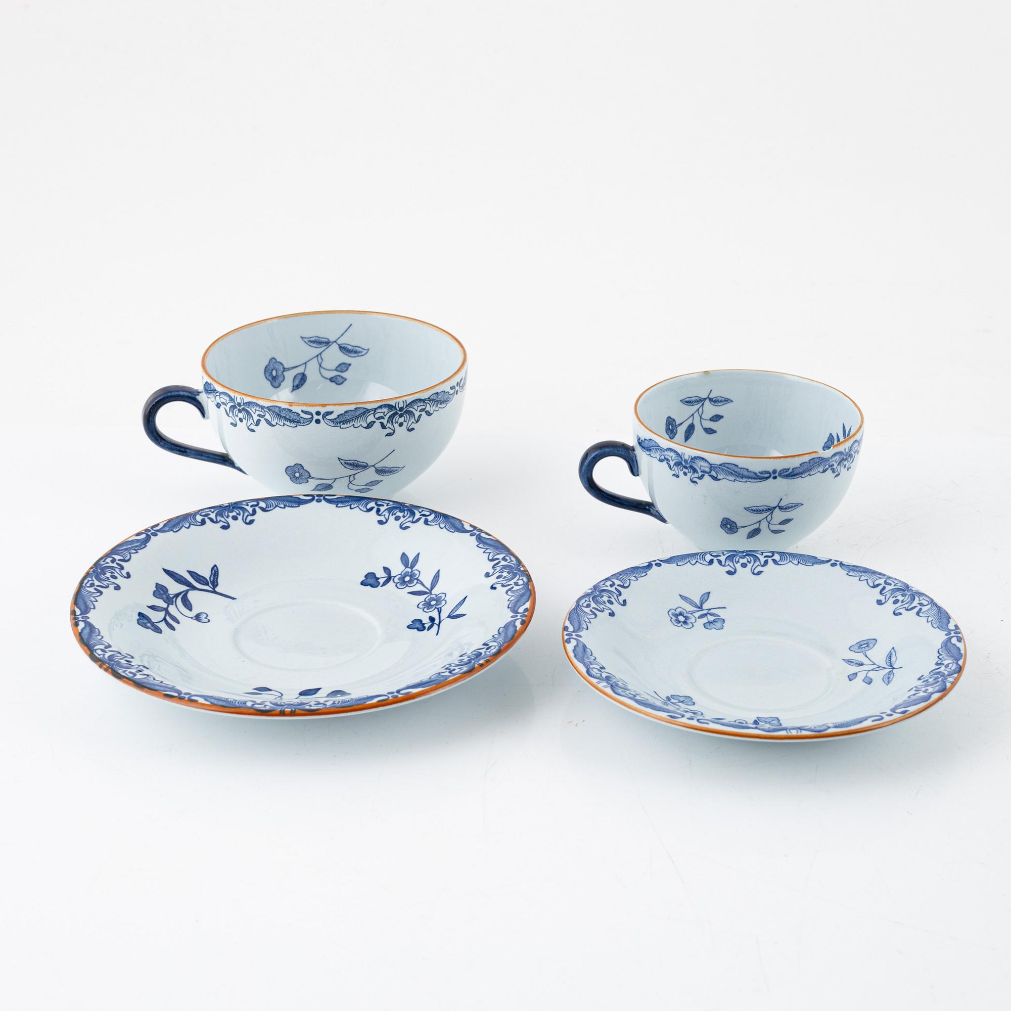 Servisdelar, 88 delar, "Ostindia", Rörstrand.