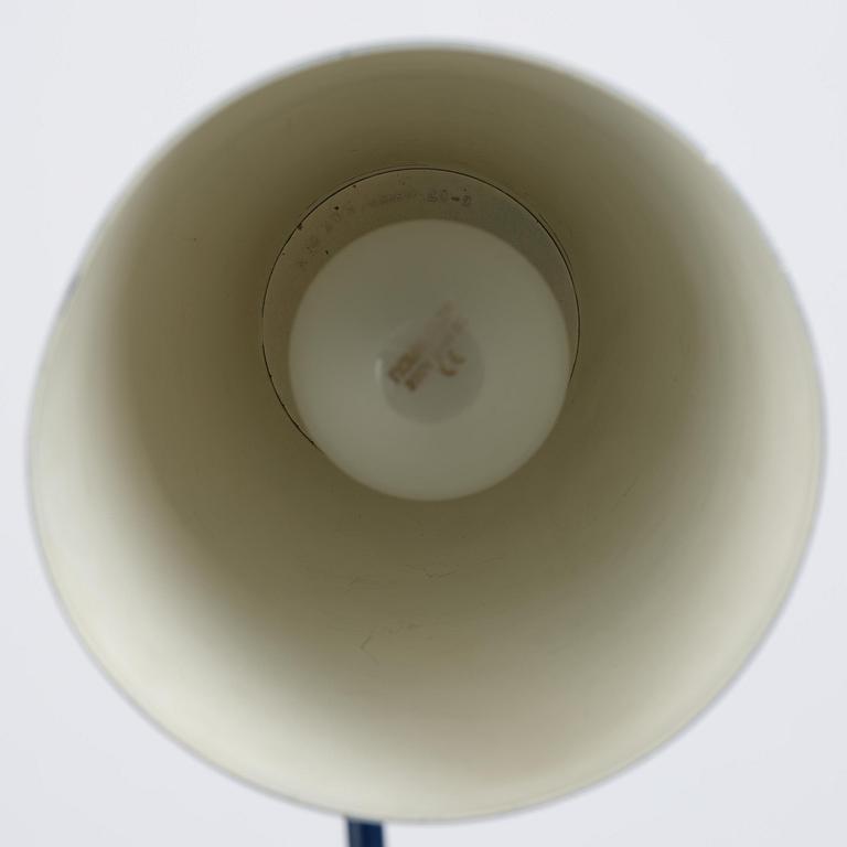 Greta Magnusson Grossman, a blue "Grasshopper" floor lamp model "G-33", Bergboms, Malmö, 1950s.