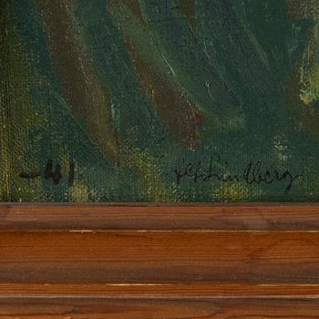 Alf Lindberg, oil on canvas, signed and dated -41.