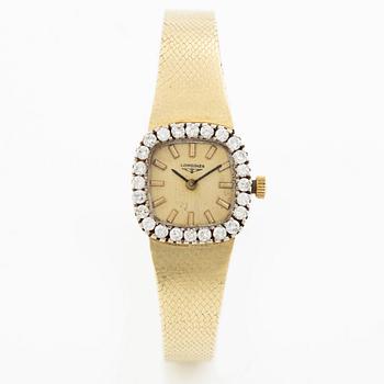 Wristwatch, 14K gold, 20 mm.