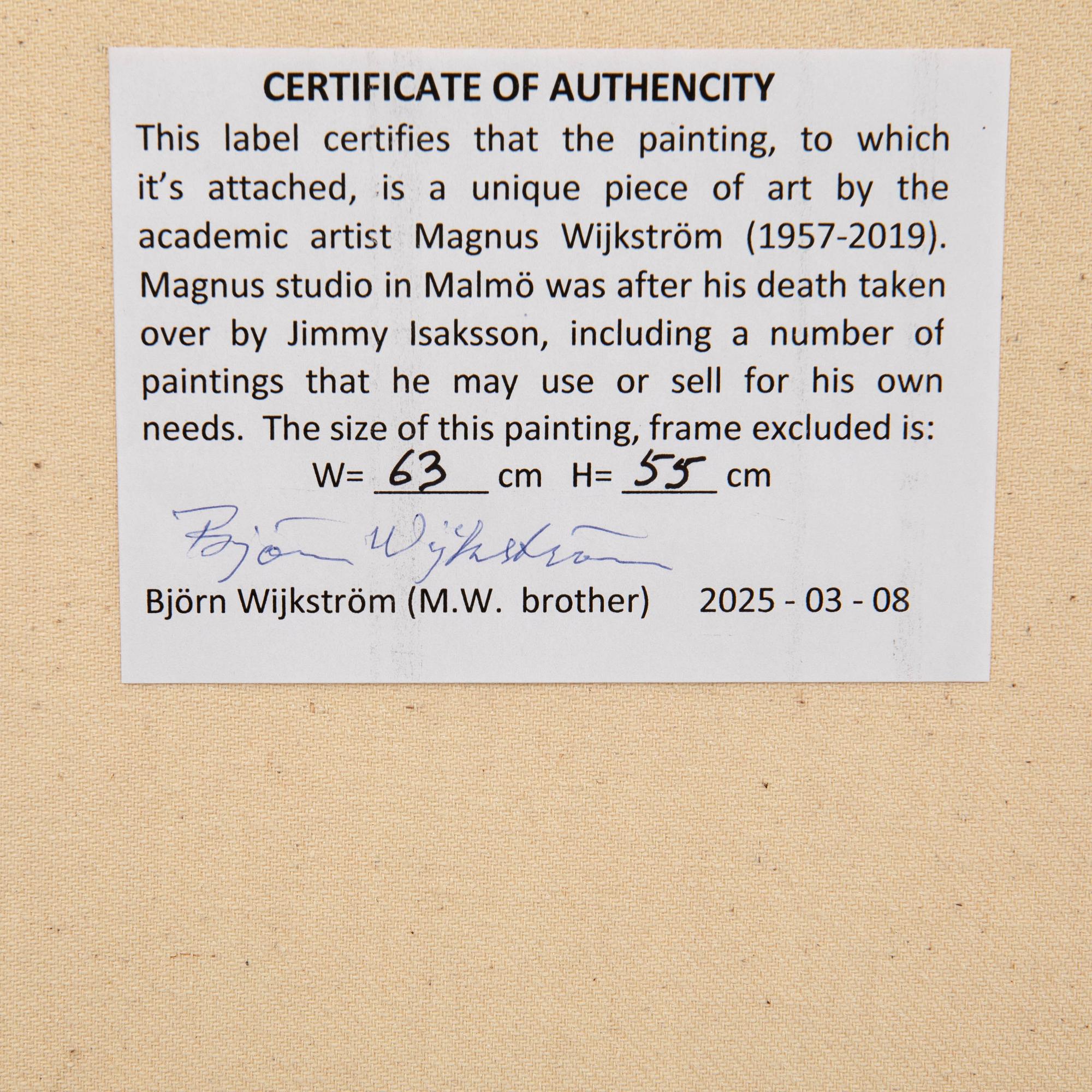 Magnus Wijkström, "Water Lily in the Pond".