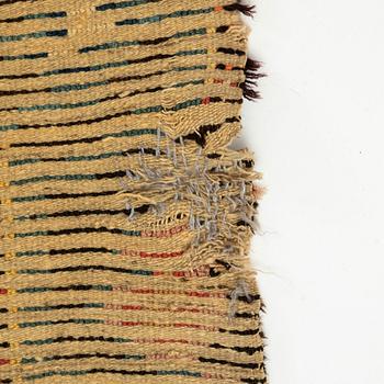 A bed cover, knotted pile, ca 182,5 x 138 cm, Sweden - Finland, dated 1787.