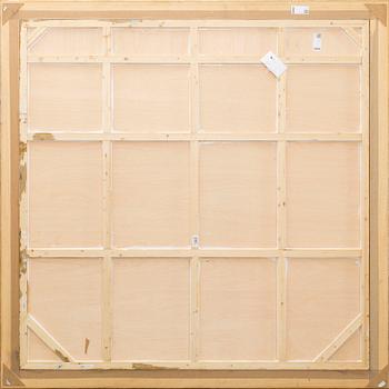 ALEJANDRO HERMANN, oil and mixed media on canvas laid on board, signed.