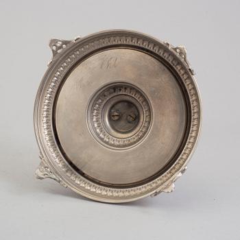 AN EGG CUP STAND, tinplate, fist half of the 20th century.