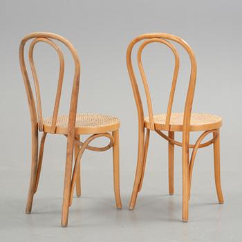 STOLAR, ett par, Thonet-typ, 1900-talets början.