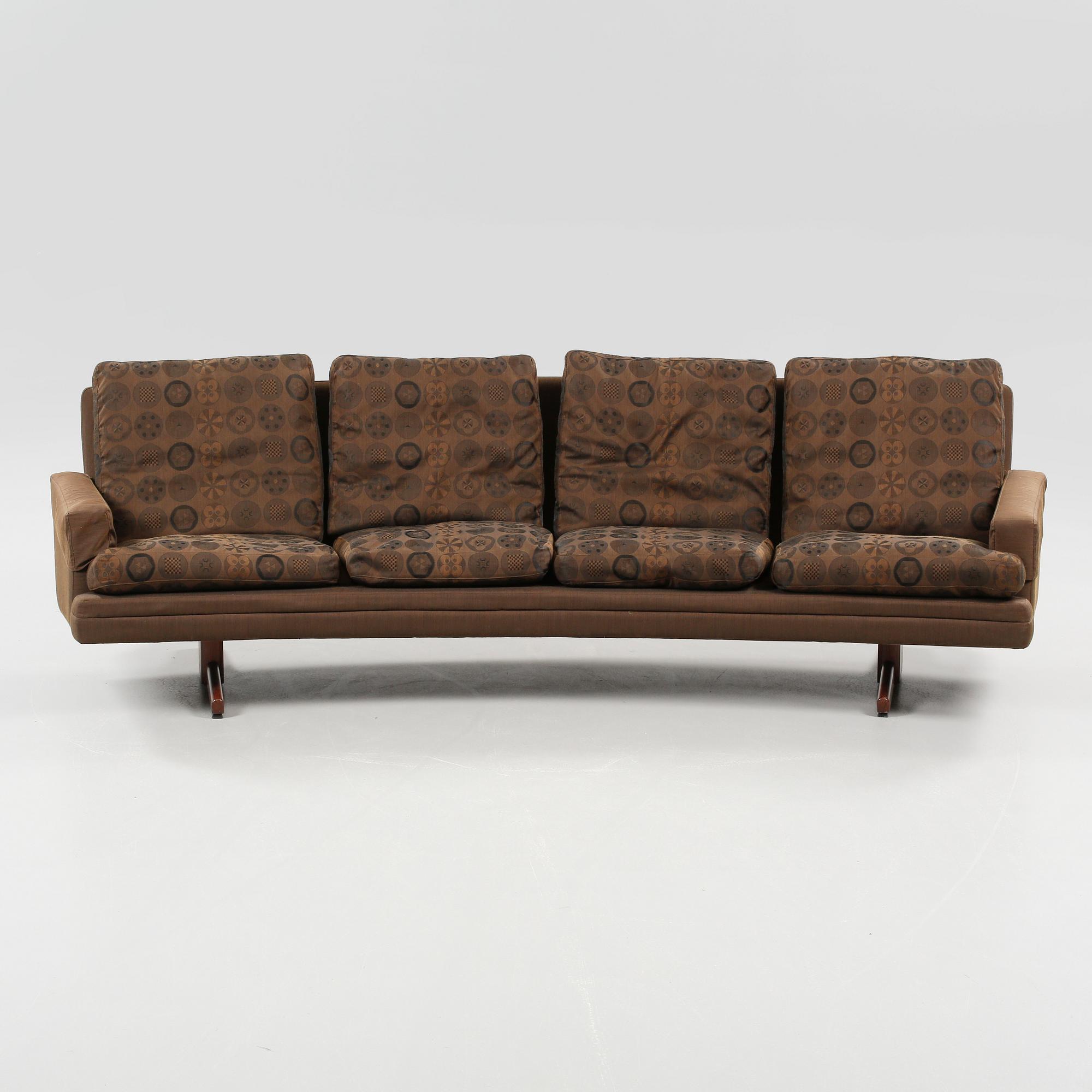 FREDRIK KAYSER, soffa, modell "807", Vatne Lenestolfabrikk A/S, Norge, 1960-tal.