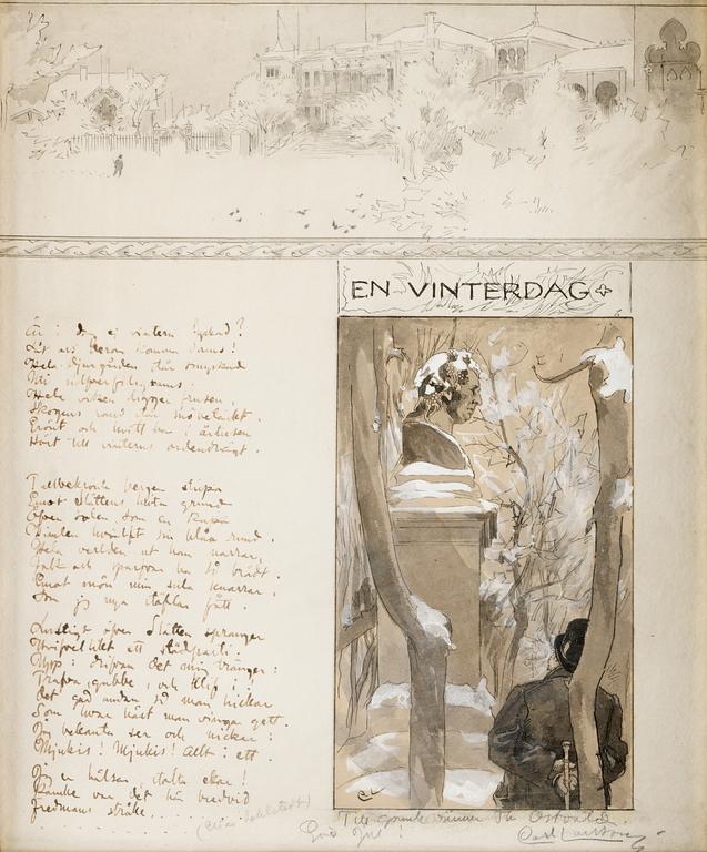 Carl Larsson, "En vinterdag".