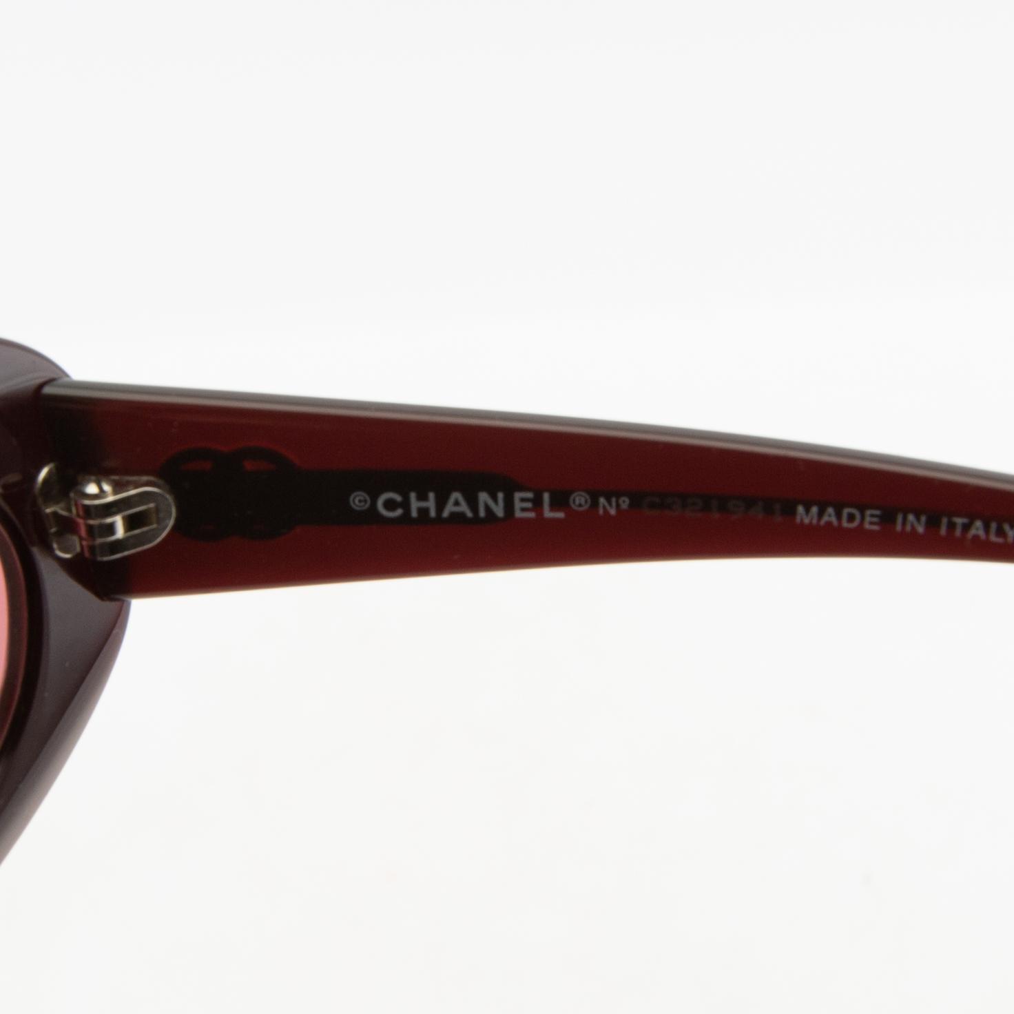 Chanel, sunglasses.
