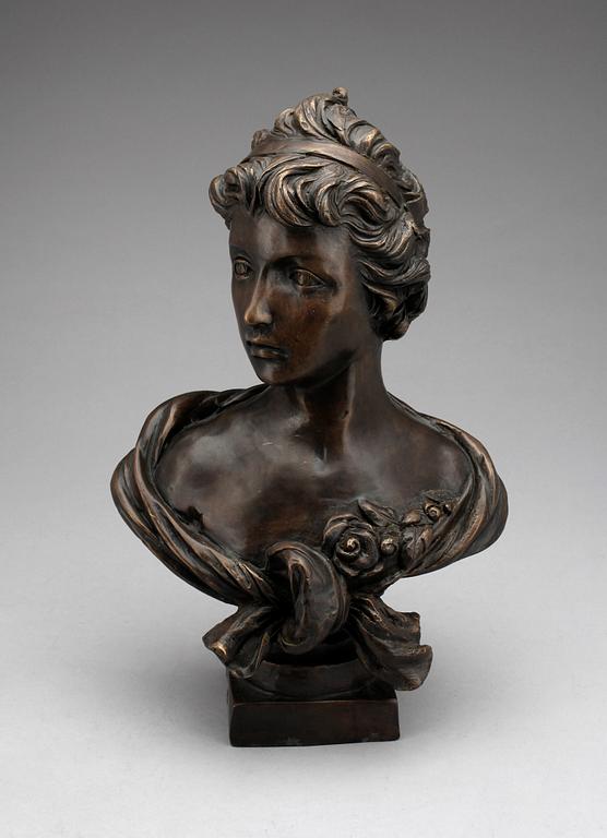 OKÄND KONSTNÄR, skulptur, brons, troligen 1900-tal.