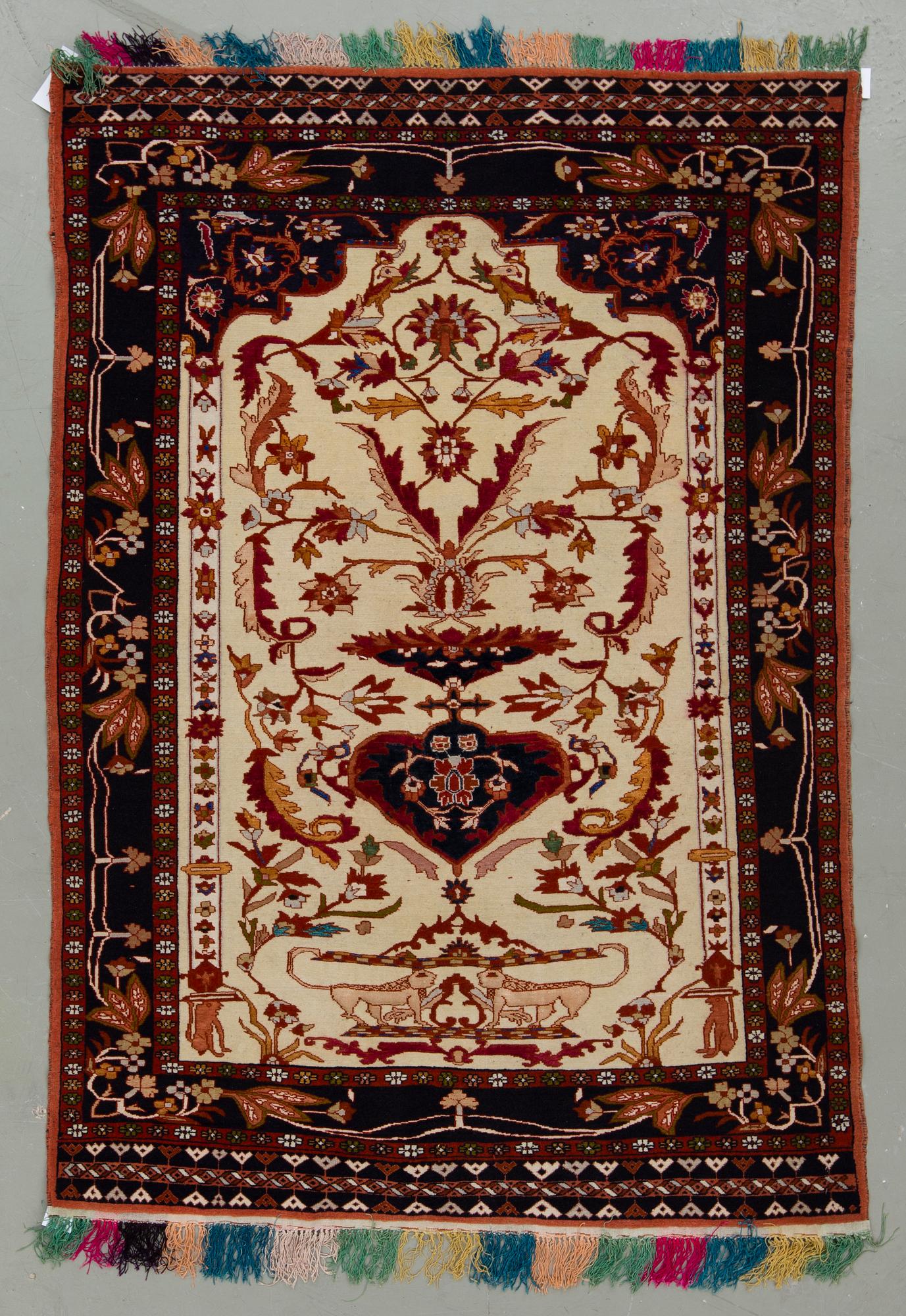 MATTA, Khorasan, part silk. Ca 170x120 cm.