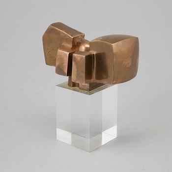 JOSÉ LUIS SANCHEZ, skulptur, brons & plexiglas, numrerad 1000/259.