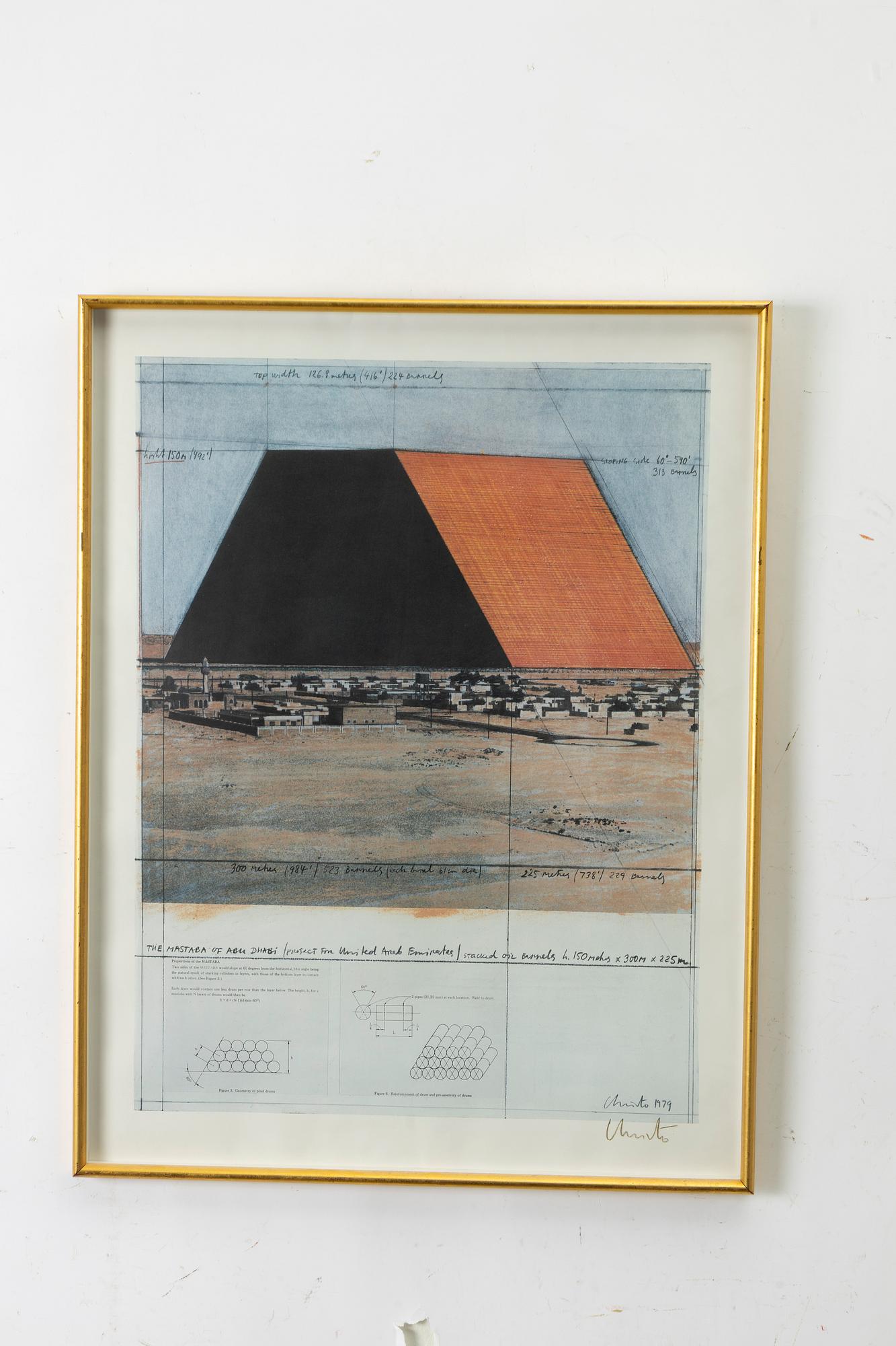 Christo & Jeanne-Claude, "The Mastaba of Abu Dhabi (Project for United Arab Emirates)".