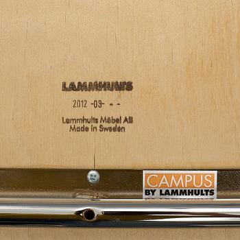 Johannes Foersom & Peter Hiort-Lorenzen, a set of eight 'Campus' chairs, Lammhults, after 1992.