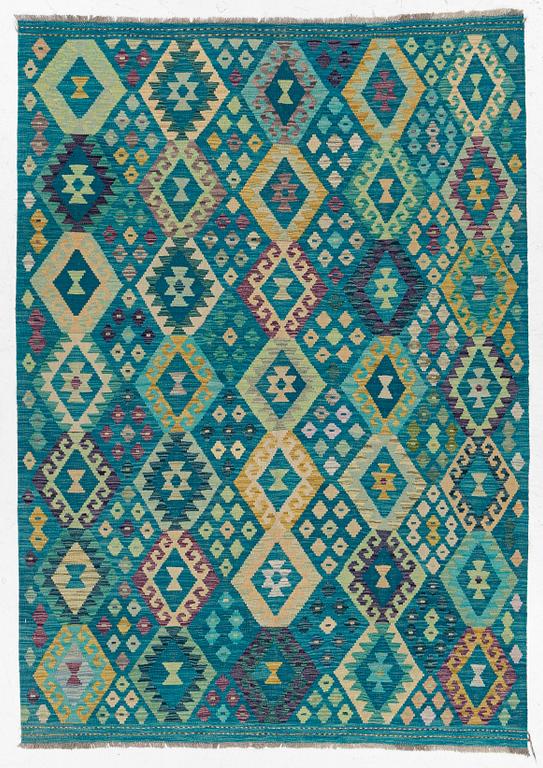 Rug, kilim, Afghanistan, approx. 247 x 173 cm.