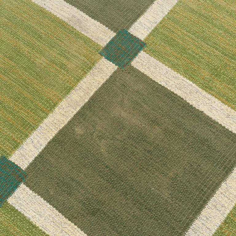 Margareta Åkerberg, A Swedish flat weave carpet, 200 x 140 cm.