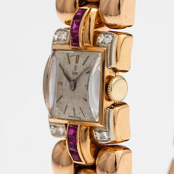 Tudor, Armbandsur, 22 x 25 mm.