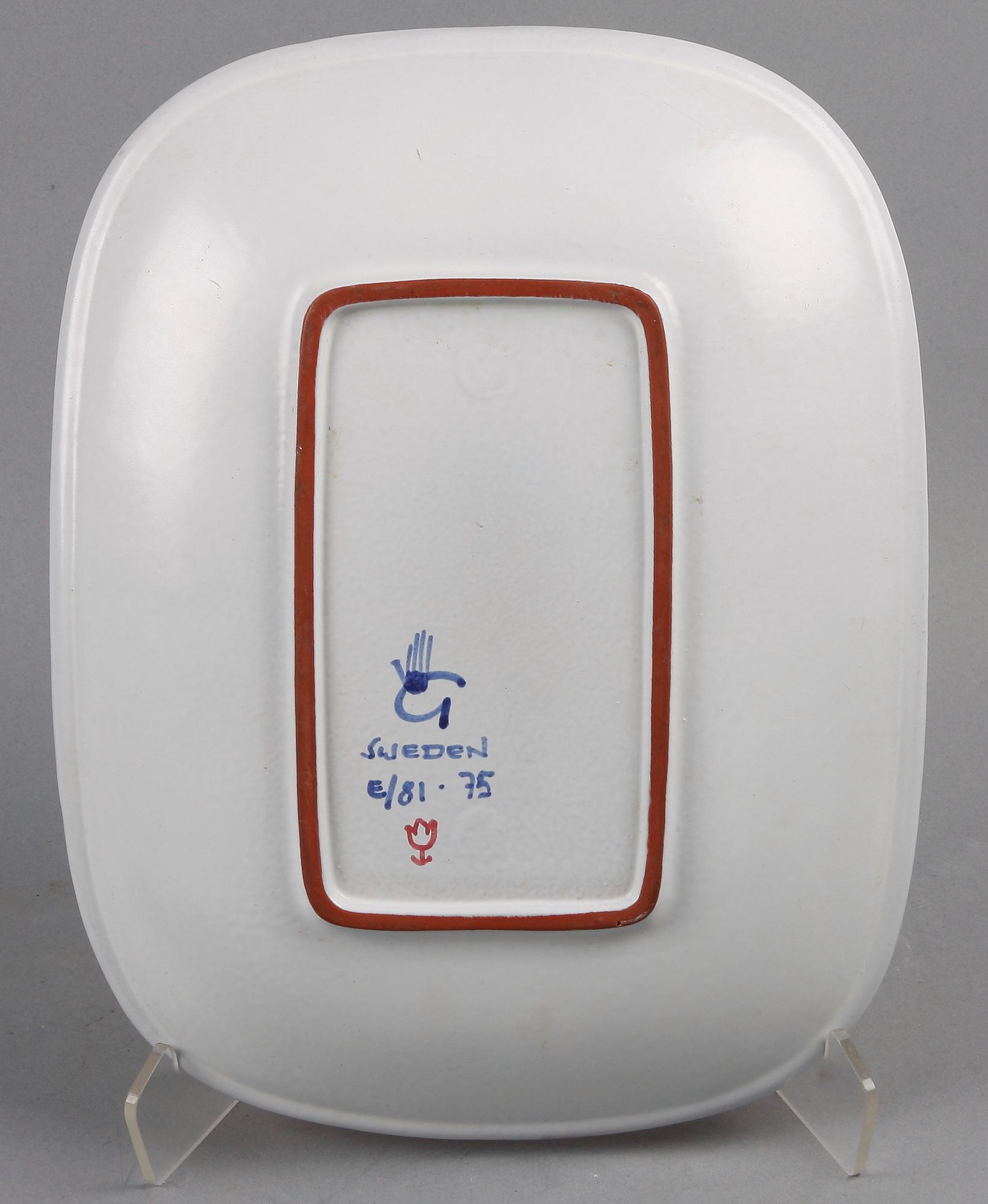 FAT, fajans. Stig Lindberg, Gustavsberg.