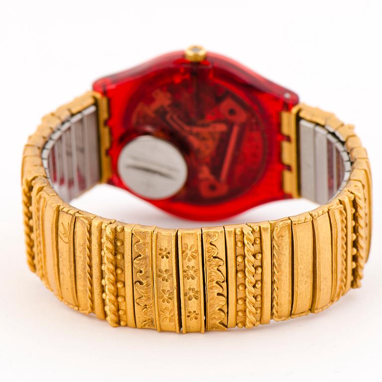 SWATCH, wristwatch, "Xmas by Xtian Lax", Christian Lacroix for SWATCH, 1994.