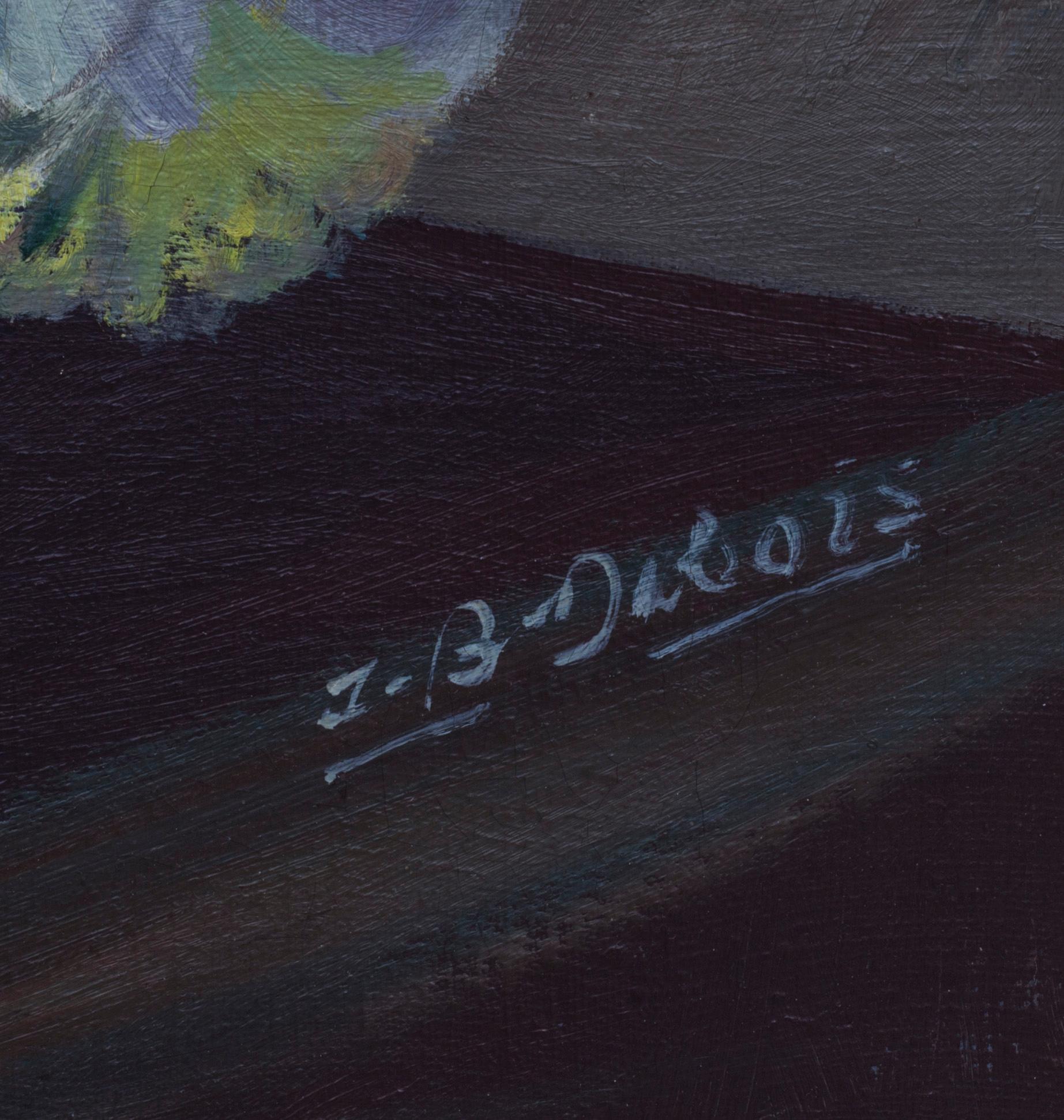 INGEBORG BENTHINE DEBOIS, olja på duk, signerad.