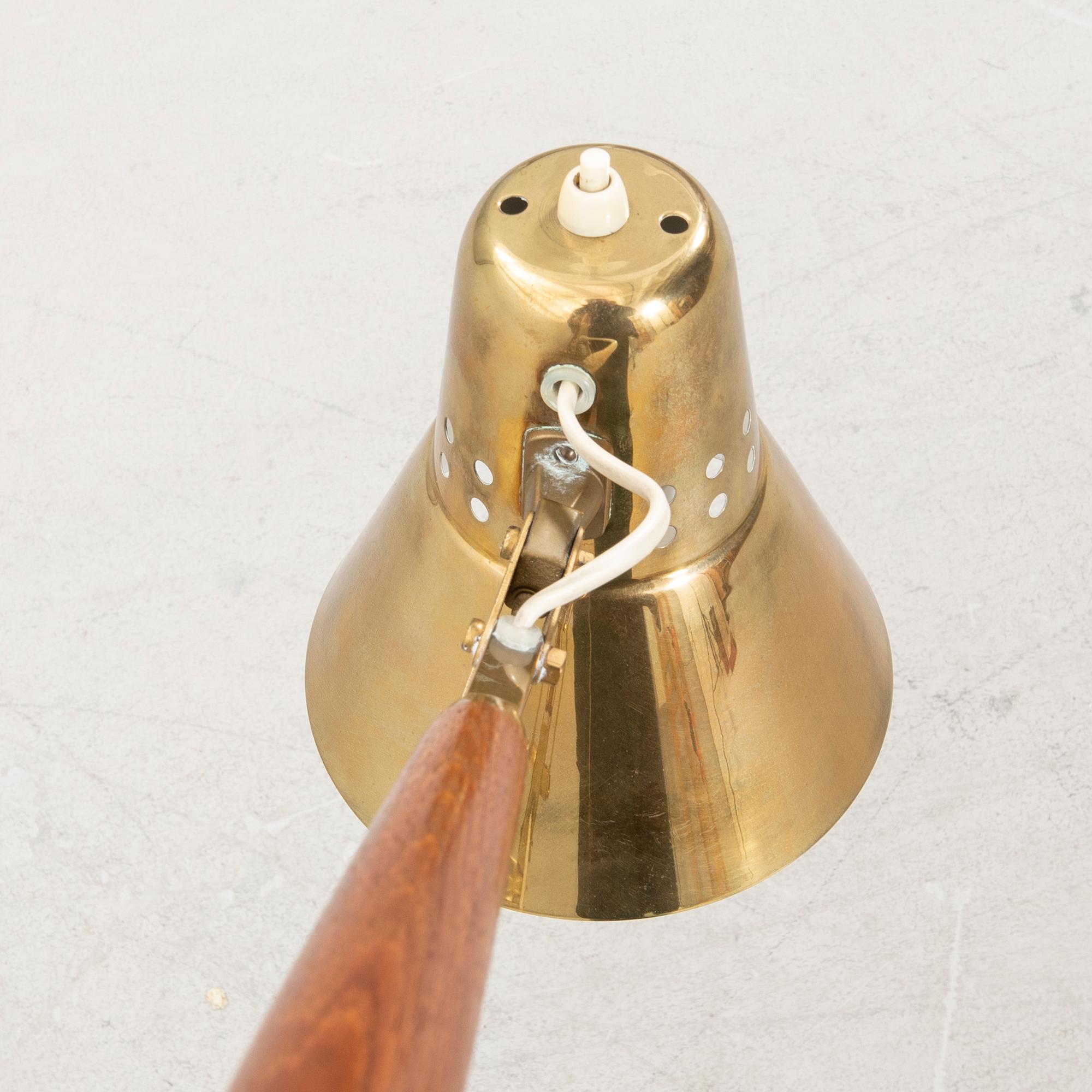 Desk lamp, model A 101 for LYX LSA, mid 20th century.
