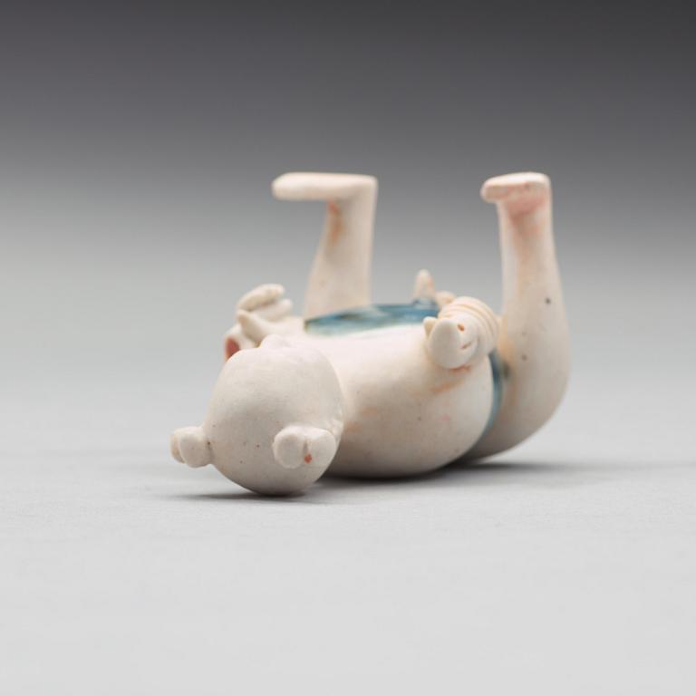 FIGURIN, biskviporslin, Qing dynastin, Qianlong (1736-95).