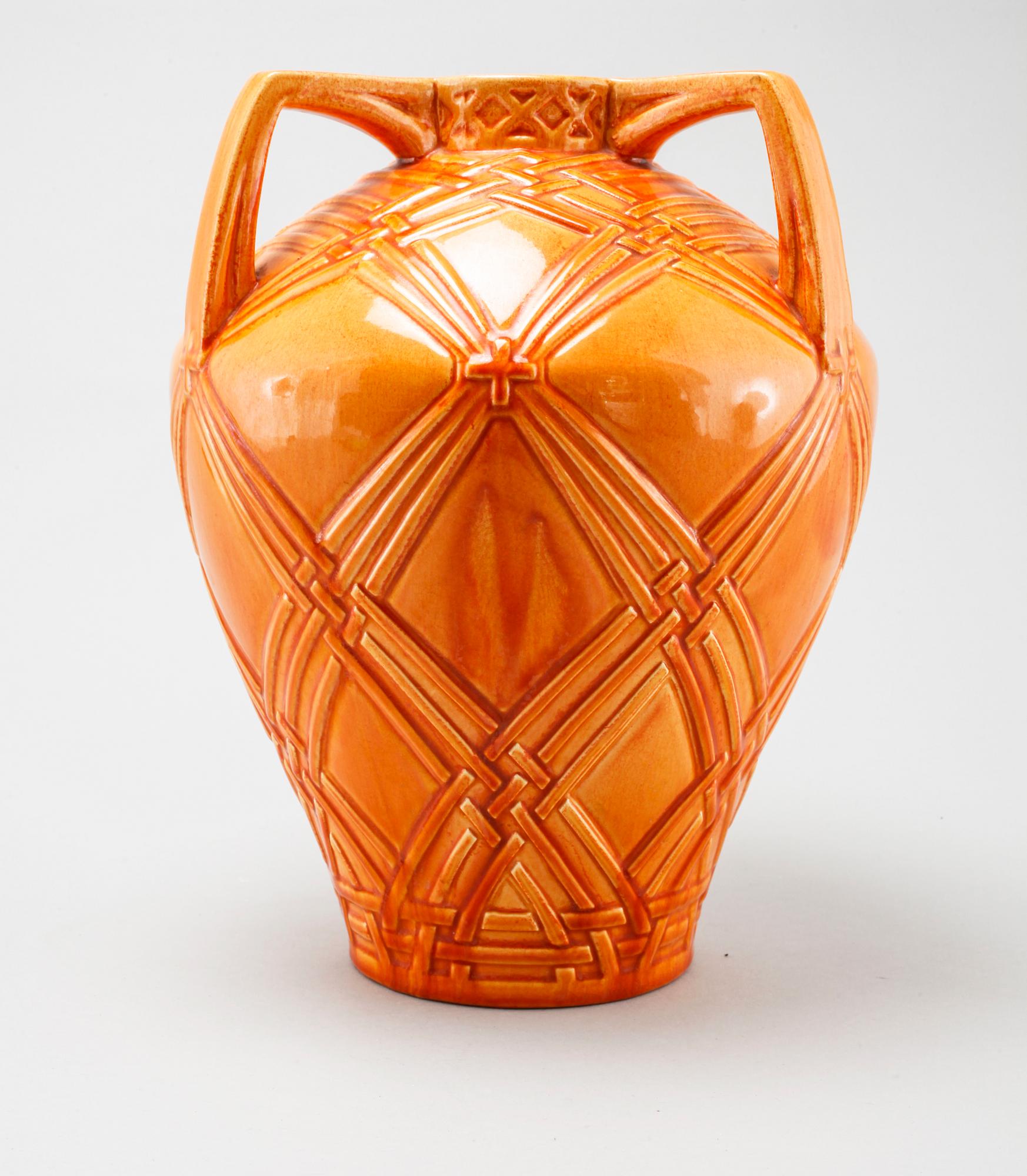 An earthenware vase from Rörstrand, early 20th century.