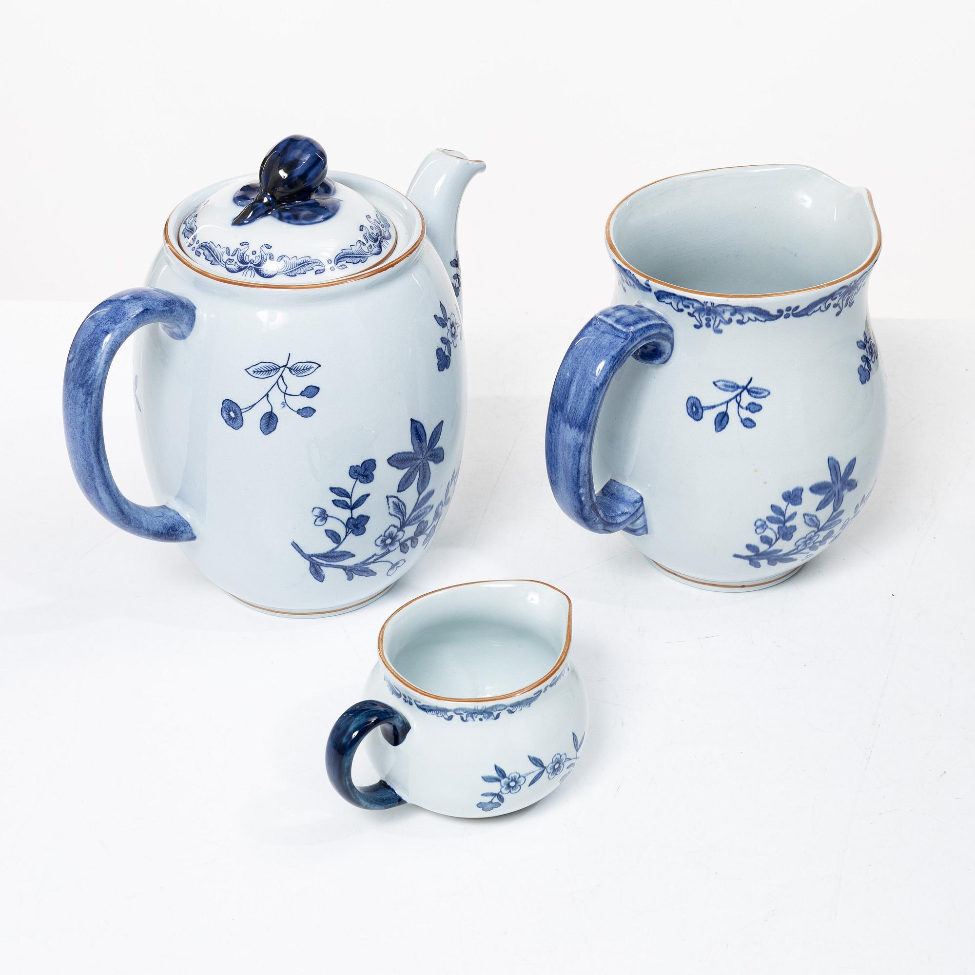 Dinner service, approximately 63 pieces, stoneware and porcelain, "East India", Rörstrand.