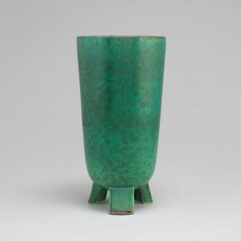 A stoneware vase by Wilhelm Kåge, Gustavsberg, year letter B.