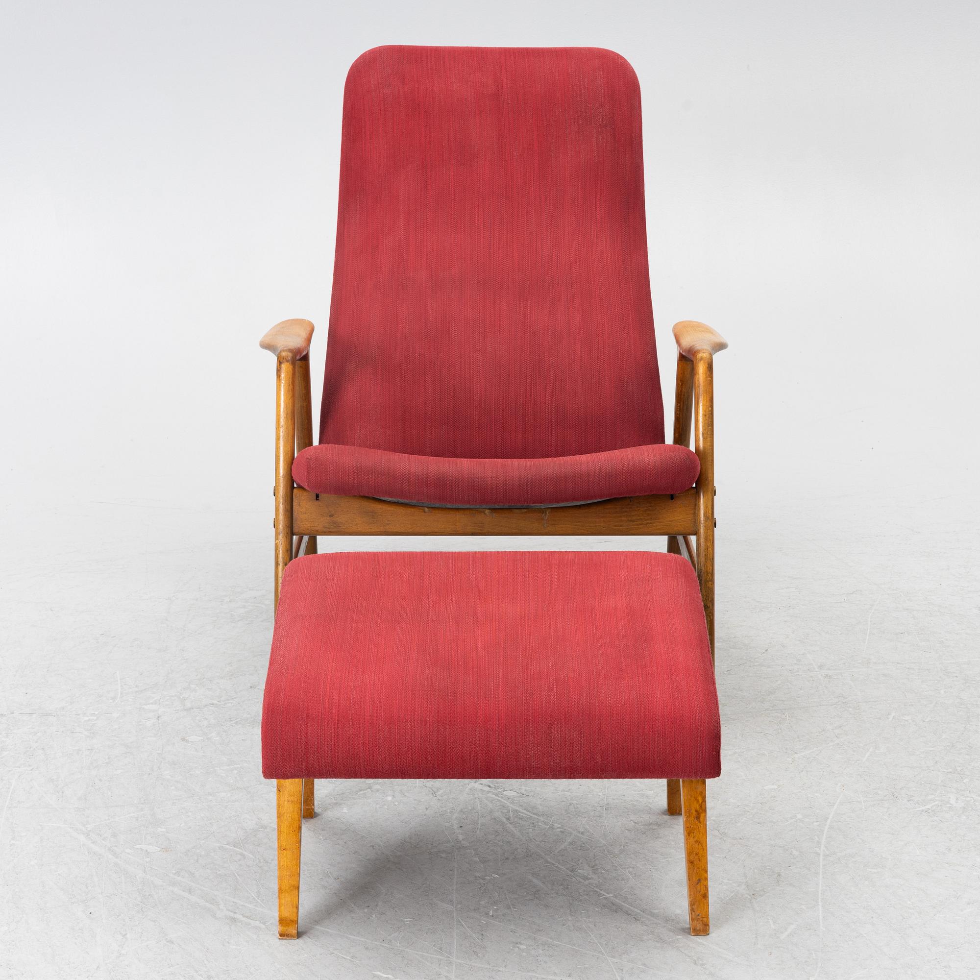 Alf Svensson, Armchair from the 'Contour series' Bra Bohag Ljungs industrier, 1960s.