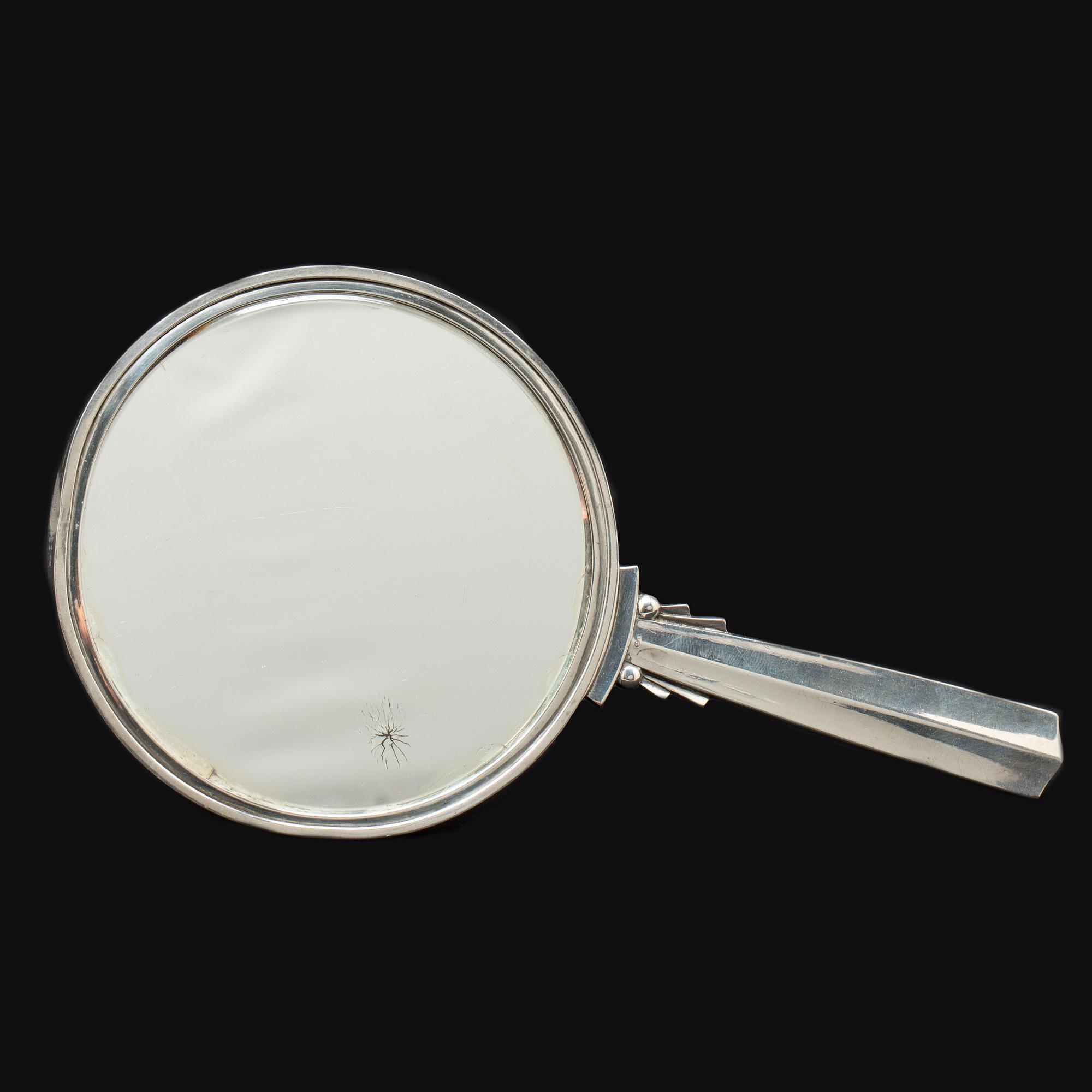 HANDSPEGEL, sterlingsilver, Georg Jensen, Danmark, 1930-tal.