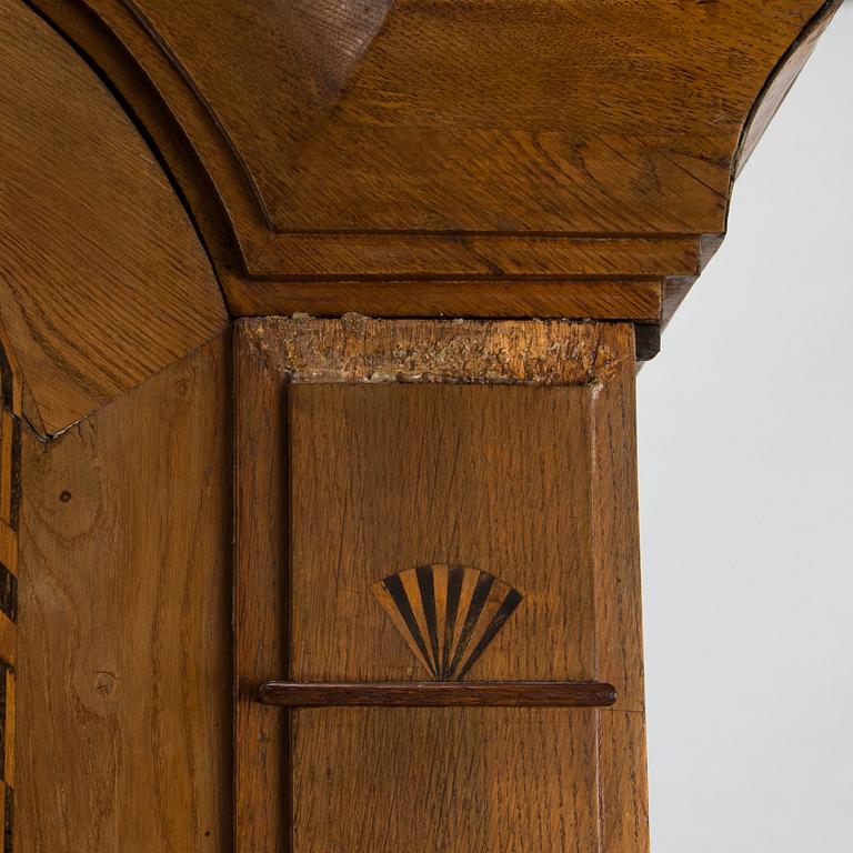 A late Baroque writing cupboard, mid 18th century. Probably Småland, Sweden.