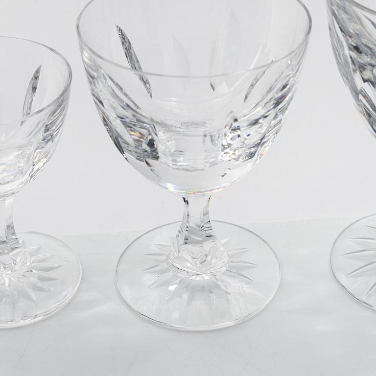 An 85-piece glass service, Kosta, Sweden, second half of the 20th century.
