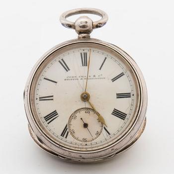 JOHN SWAIN c&o BRISTOL & WARRINGTON, pocket watch, 49 mm,