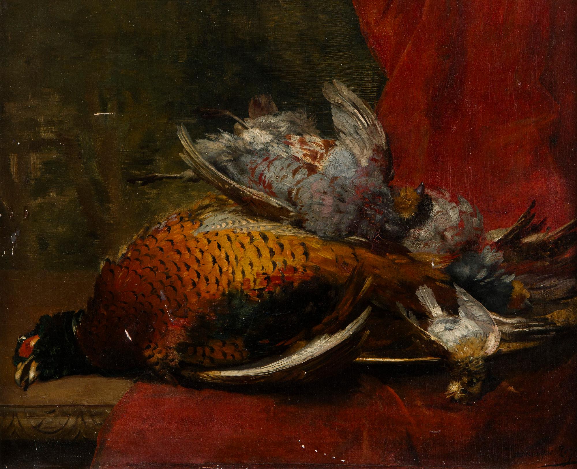 Dominique Hubert Rozier, Still Life with Pheasant.