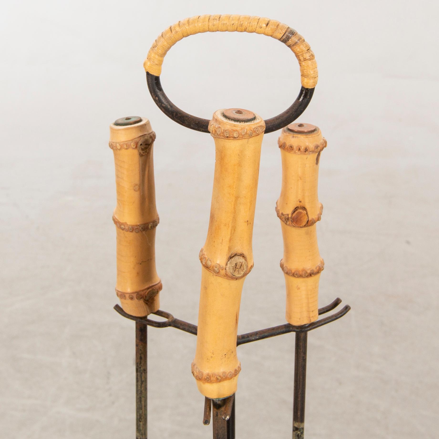 Ystad metal, fire rack with 3 parts, 60s.