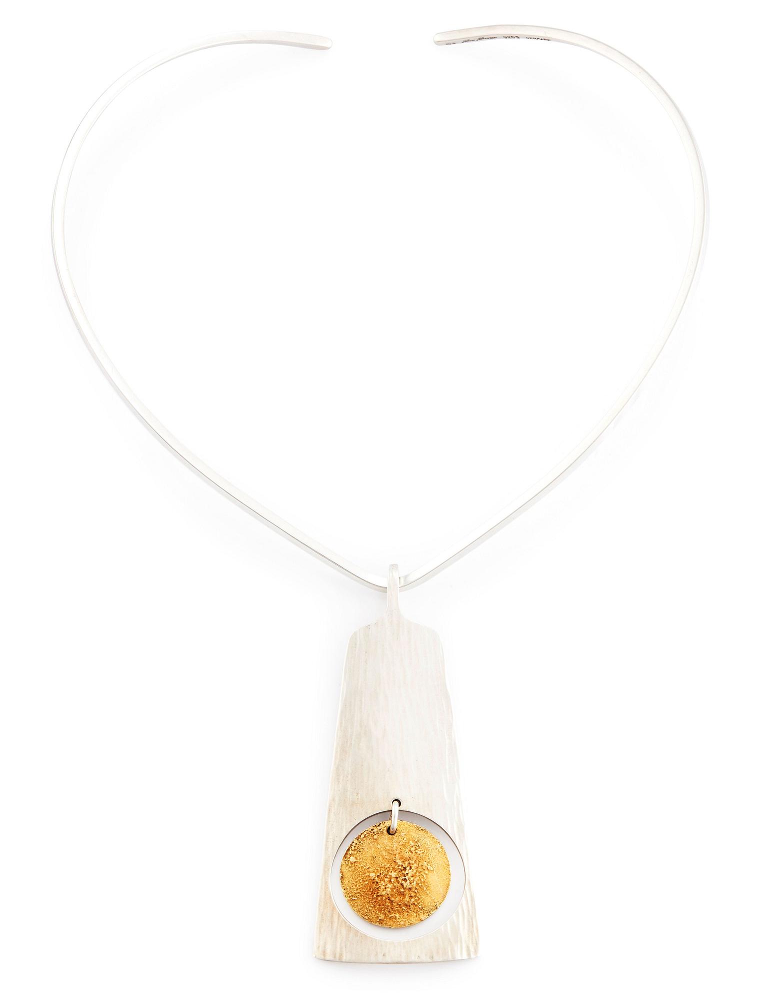 Hans Hansen, Bent Gabrielsen for Hans Hansen, collier sterling silver, Denmark.