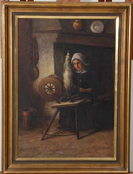 EKENDAHL, STEN. Olja på duk. Sign.