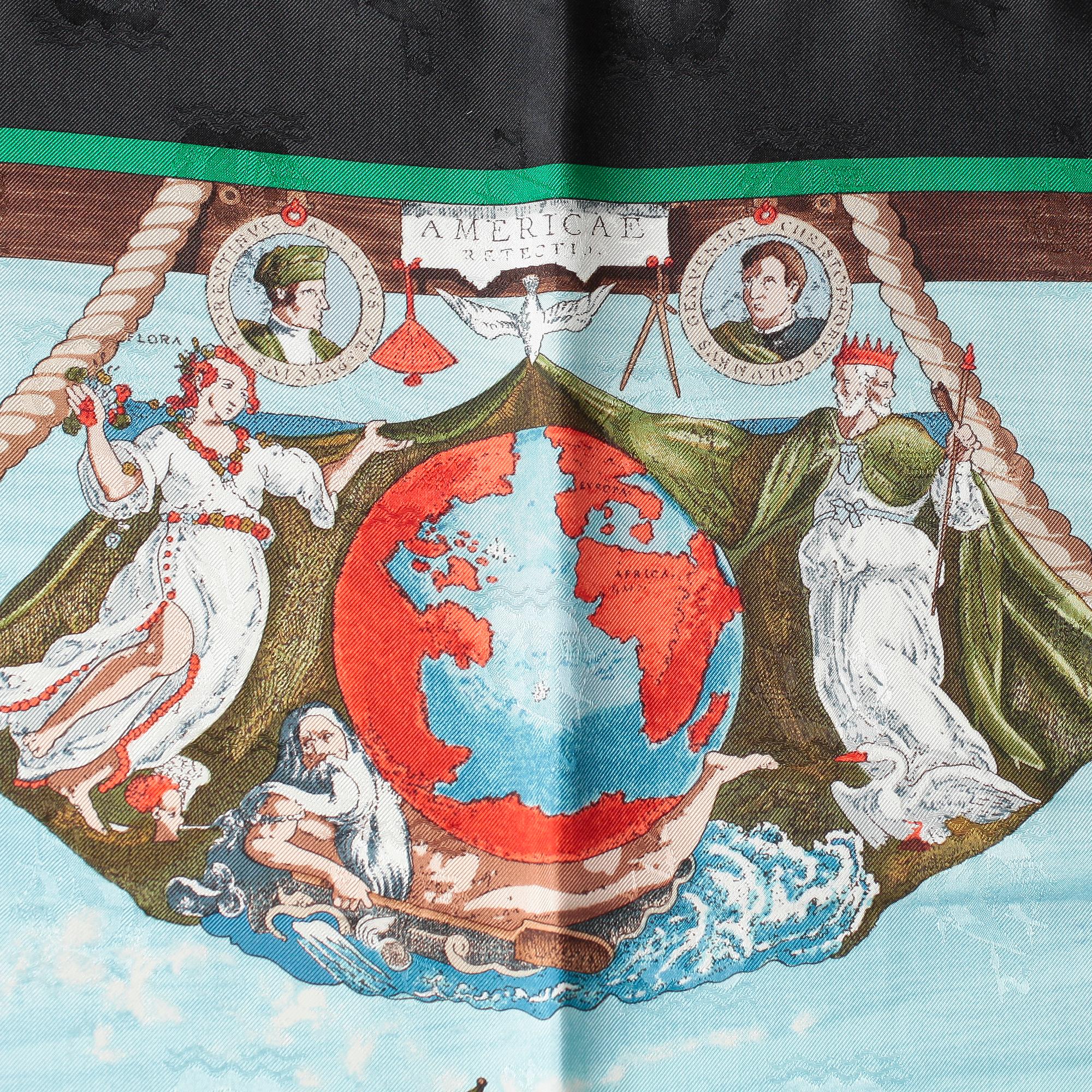 SCARF, "Christophe Colomb découvre l'Amerique 12 octobre 1492", Hermès.