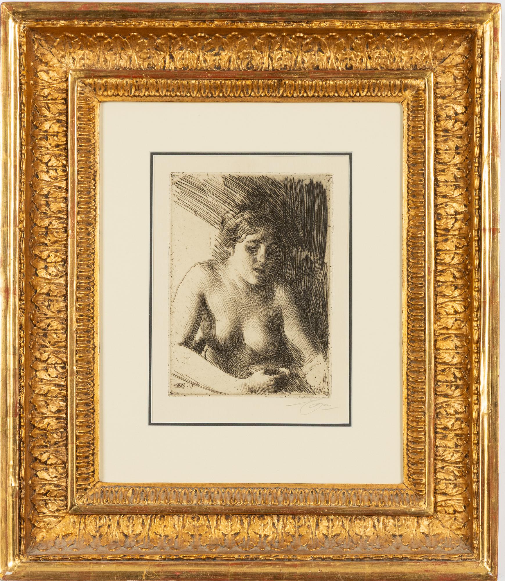 Anders Zorn, "Byst".