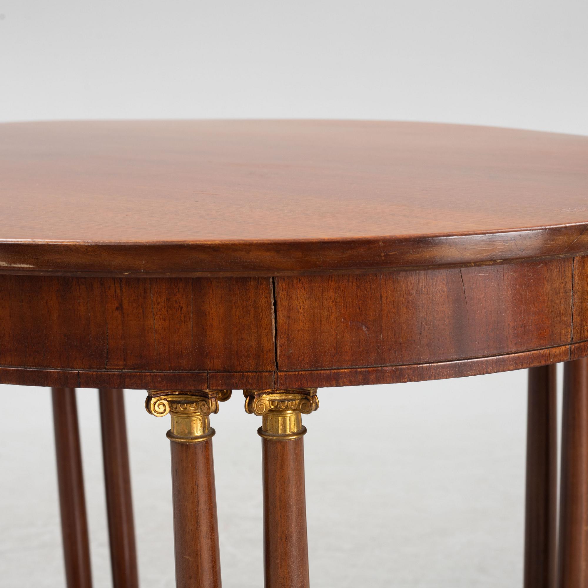 Salongsbord, empirestil, tidigt 1900-tal.