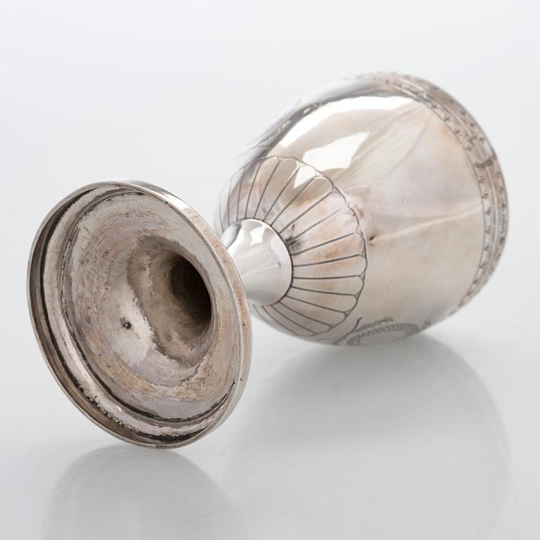Bägare, sterlingsilver, Dublin kring år 1800.