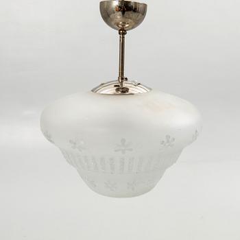 Taklampa, 1900-talets mitt.