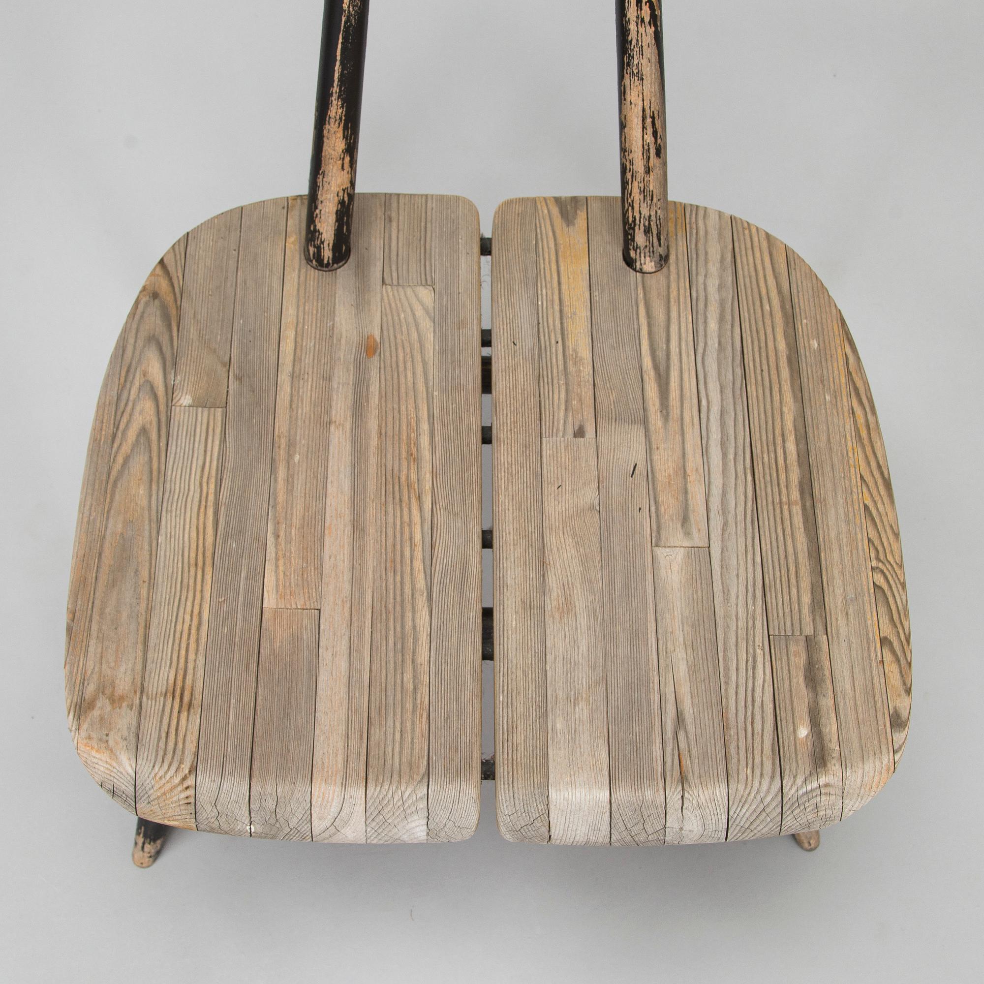 Ilmari Tapiovaara, fåtöljer ett par, "Pirkka lounge chair", Laukaan Puu 1960-tal.