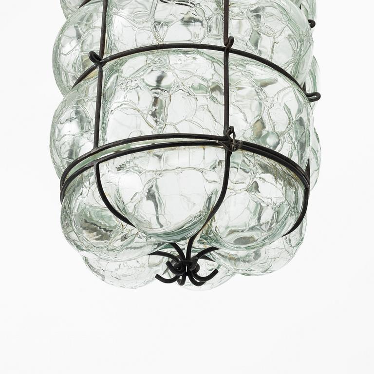 Harald Notini, a ceiling lamp model 10892, Arvid Böhlmarks Lampfabrik, Stockholm, 1930s.