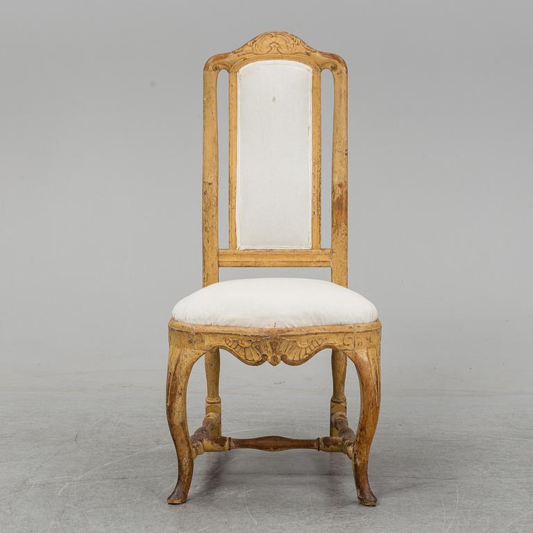 A mid 18th Century rococo chair.