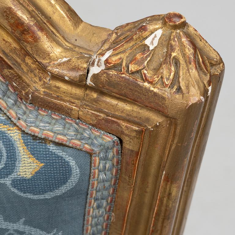 A pair of Louis XVI armchairs by Noël-Toussaint Porrot, Paris, (master 1761) second part of the 18th century.